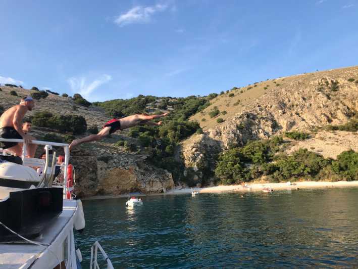 Punat: excursion en bateau d'une demi-journée dans l'archipel de Krk
