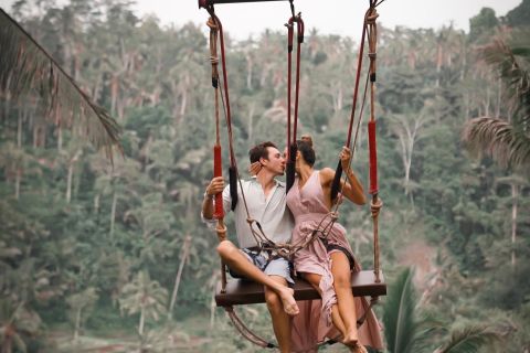 Ubud: Monkey Forest Sanctuary and Jungle Swing Private Tour