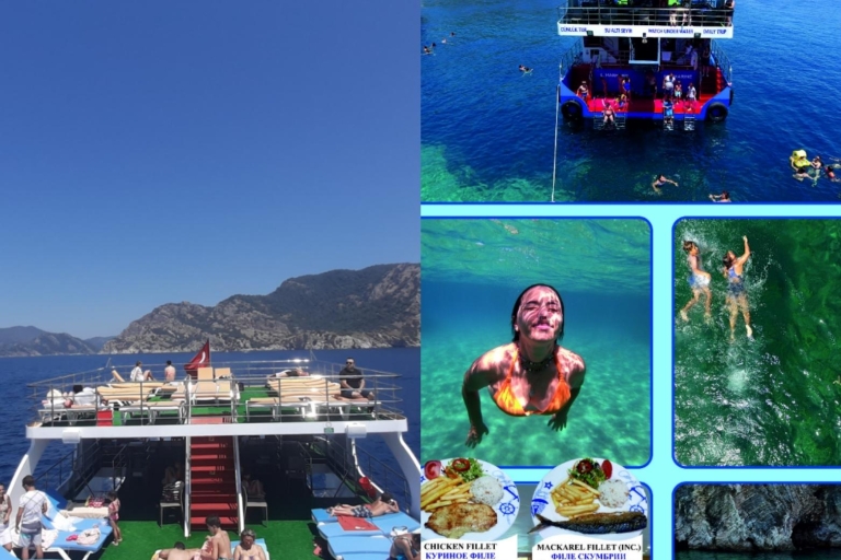 Z Marmaris: jednodniowa wycieczka łodzią podwodną ze szklanym dnem