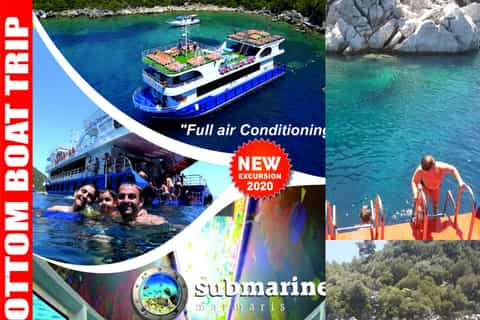 From Marmaris: Day Trip by Glass Bottom Semi Submarine