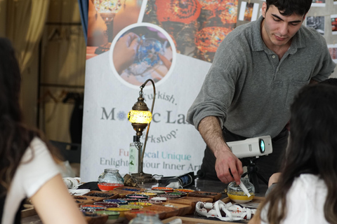 Cappadoce : Atelier de fabrication de lampes en mosaïque traditionnelle turque