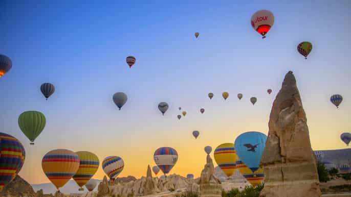 cappadocia hot air balloon ride with hotel transfer