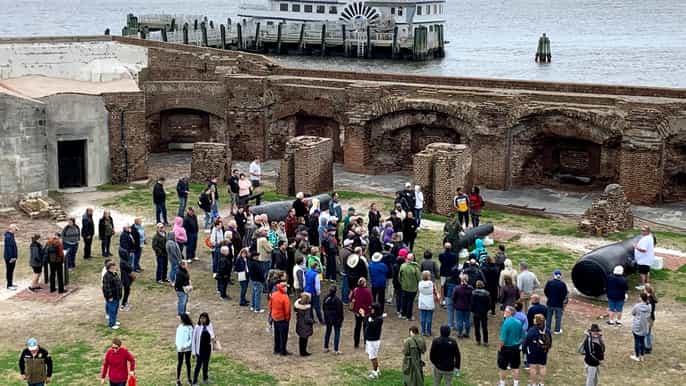 fort sumter national monument entry ticket ferry