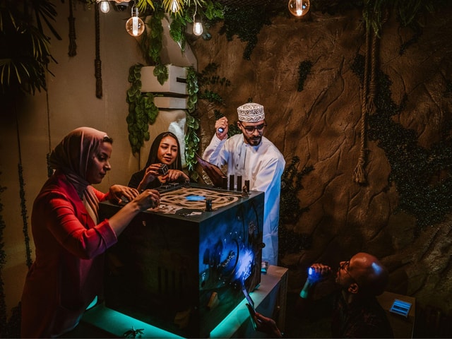 Jumanji Jungle Escape Room-ervaring in Muscat