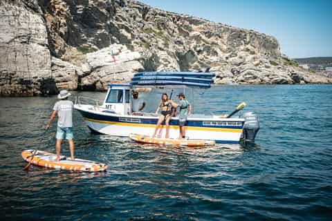 Lisbon: Arrábida Boat and Stand-Up Paddleboard Experience