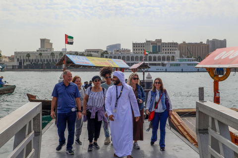 De Abu Dhabi: City tour em Dubai com Creek, Abra e Old SouksCompartilhamento de excursão em grupo