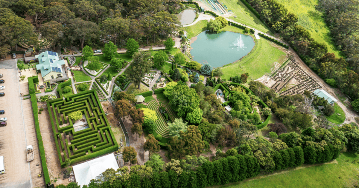 enchanted garden mornington Enchanted garden maze adventure seat arthurs mornington melbourne