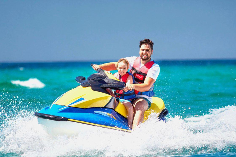 Excursão de aventura de jetski em ZanzibarAventuras de Jetski 1 hora com transporte