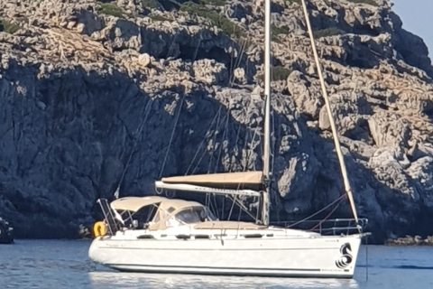 Rodos: Prywatna rejs po zatoce Kallithea i Antony Quinn Bay