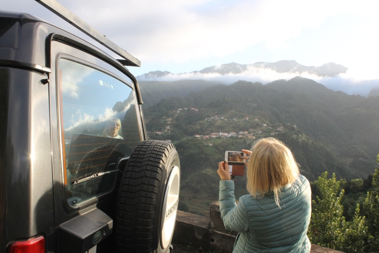 From Funchal or Caniço: North Madeira 4x4 Adventure Tour Shared Group Tour