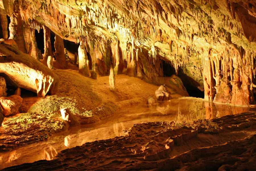 Puerto de San Miguel: Geführte Tour durch die Höhle Can Marçá mit Eintritt