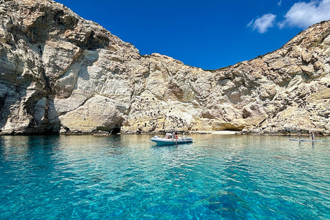 Cagliari: Zodiac Boat Tour, 3-4 SwimStops, Wine & Snorkeling Cagliari: Zodiac Boat Tour, 3-4 Stops, Wine & Snorkeling
