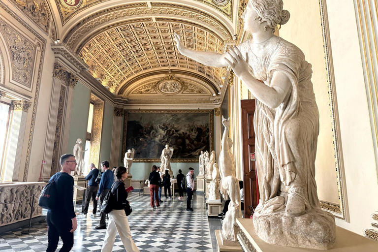 Florence : Visite VIP de la Galerie des Offices en coupe-fileVisite de groupe en français