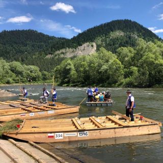 Ab Krakau: Dunajec River Rafting mit Abholung vom Hotel