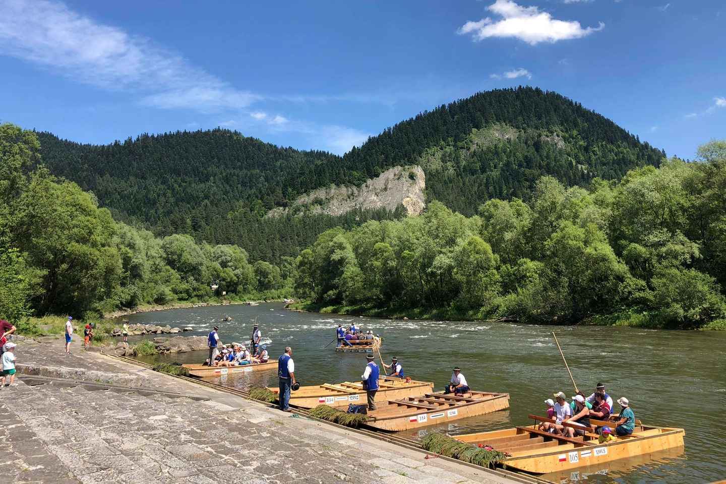 From Kraków: Dunajec River Rafting with Hotel Pickup