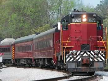 Chattanooga: Zugfahrt mit der Tennessee Valley Railroad Chattanooga: Zugfahrt mit der Tennessee Valley Railroad