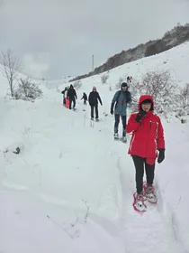 Passo Godi: Geführte Schneeschuhwanderung zwischen den Gipfeln des Abruzzenparks Passo Godi: Geführte Schneeschuhwanderung zwischen den Gipfeln des ...