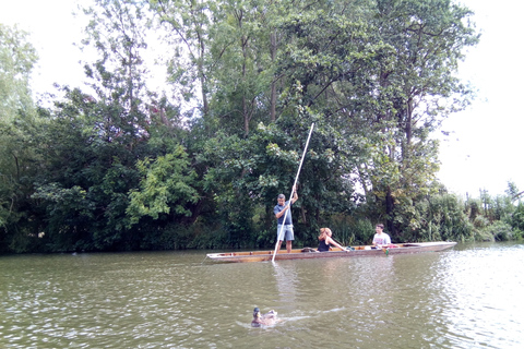 Oxford: Chauffeured Punting River with Optional Walking Tour Private River Cruise and Private Group Walking Tour