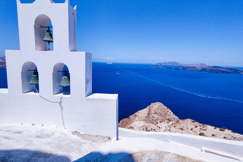 Santorini: noleggia un&#039;auto privata con autista (servizio orario)4 ore di auto e autista