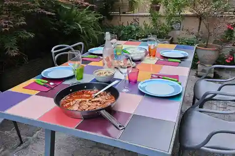Rome : Visite à pied avec visite du marché et restaurant à domicile