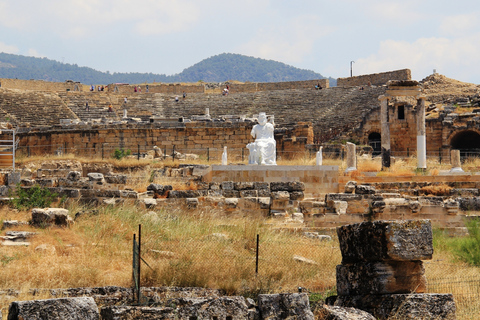 Från Antalaya: Heldagstur i Pamukkale &amp; Hierapolis med lunchFrån Antalaya: Pamukkale &amp; Hierapolis – heldagstur med lunch