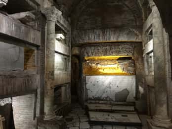 Rom: Führung durch die Katakomben von St. Callixtus Rom: Führung durch die Katakomben von St. Callixtus