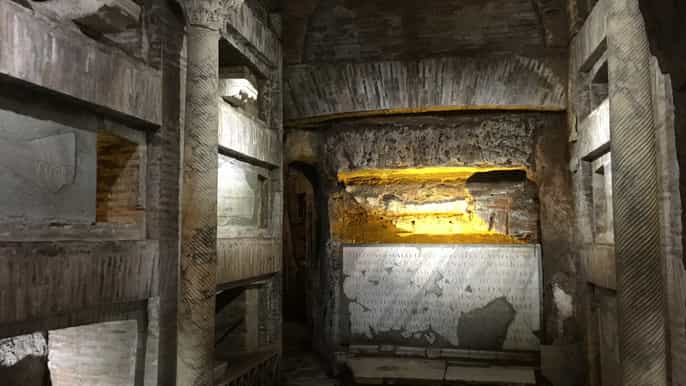 Rome: Official Guided Tour of the Catacombs of St. Callixtus