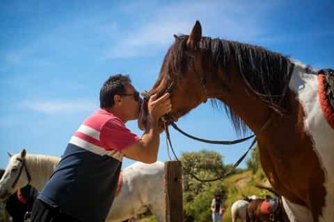 Heraklion: Finikia Horse Riding Day Tour with Lunch