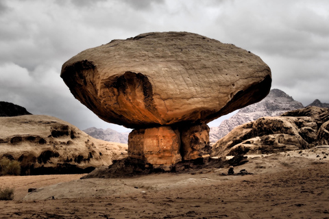 Burdah-Arch- Hiking of the highest stone arches of WadiRum Hiking on the top of Burdah-Arch - day trip