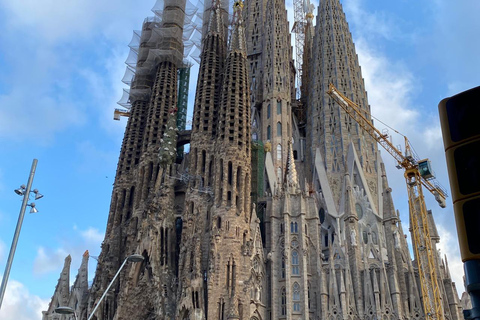 Full/Half day Barcelona highlights with entrances & Tasting Full Day with Transport,Tasting&Entrances (Maximum 9 people)