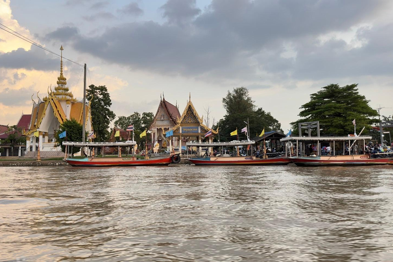 Desde Ayutthaya : Paseo en barco de una hora por el patrimonio de Ayutthaya