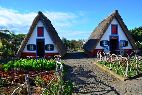 From Funchal: East Tour Madeira 4x4 Jipe Tour Santana HousesShared Group Tour