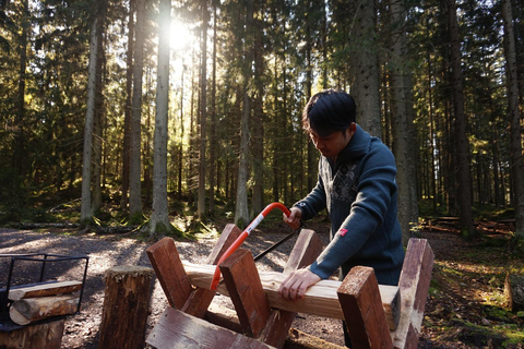 Vijf zintuigen ontwaken in de Finse natuur (+traditionele sauna)