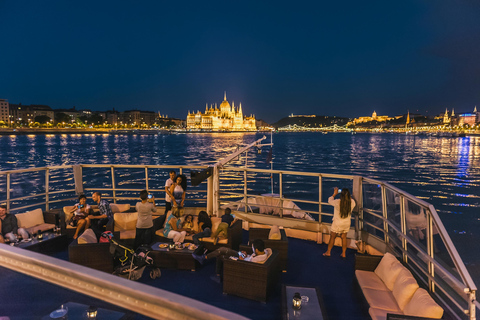 Budapest: Crociera in barca Bistro con cena