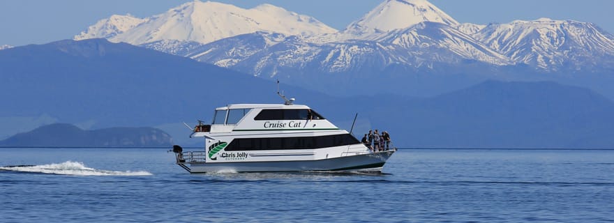 Lac Taupo : 1,5 heure de gravures rupestres maories 17h00 Croisière