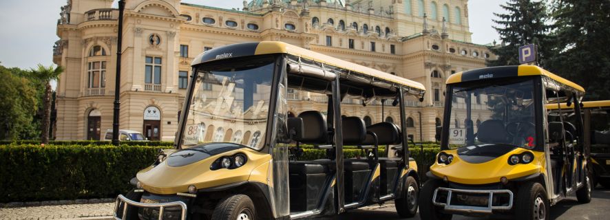 Cracovia: tour della città in golf cart con audioguida