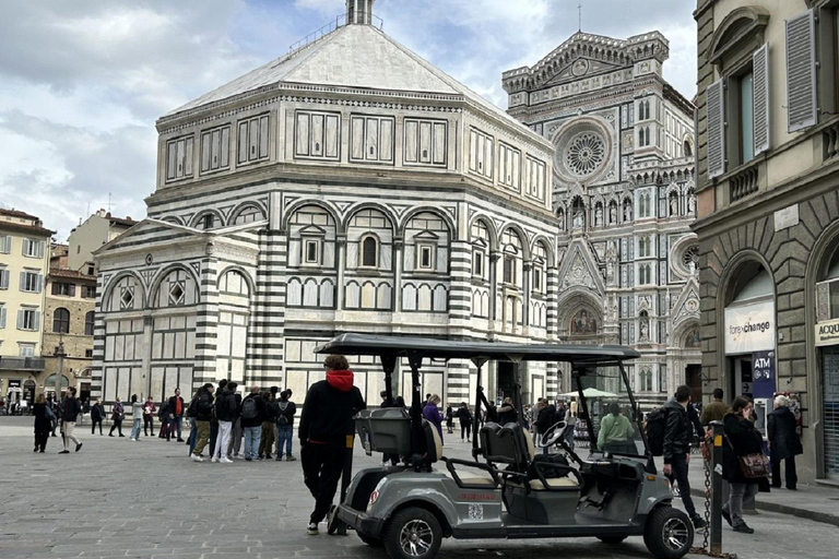 Florence : Visite privée en voiturette de golf avec audioguideCircuit standard