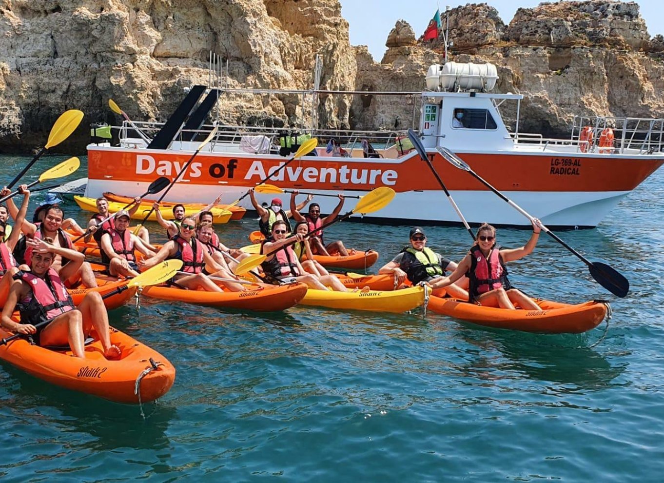 Fra Lagos Marina: Ponta da Piedade kajaktur