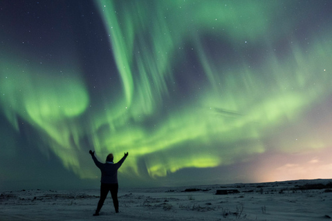 Reykjavik: Nordlicht-Fototour & Aurora Center Ticket