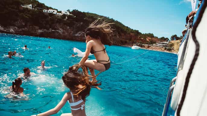 Ibiza: tour en barco todo incluido a Es Vedra y Formentera