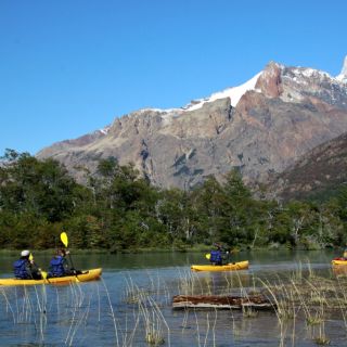 El Chaltén: tour en kayak por el río Las Vueltas