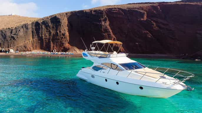 santorini private yacht tour