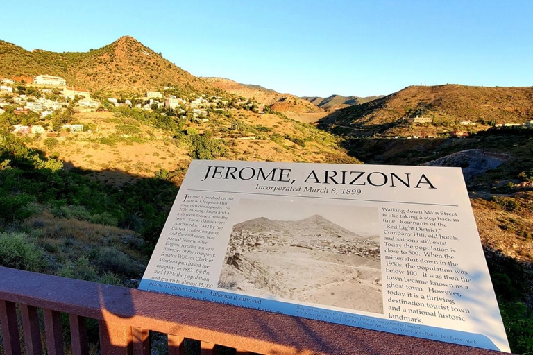 De Sedona: excursion d'une journée aux monuments nationaux de Jerome et Tuzigoot