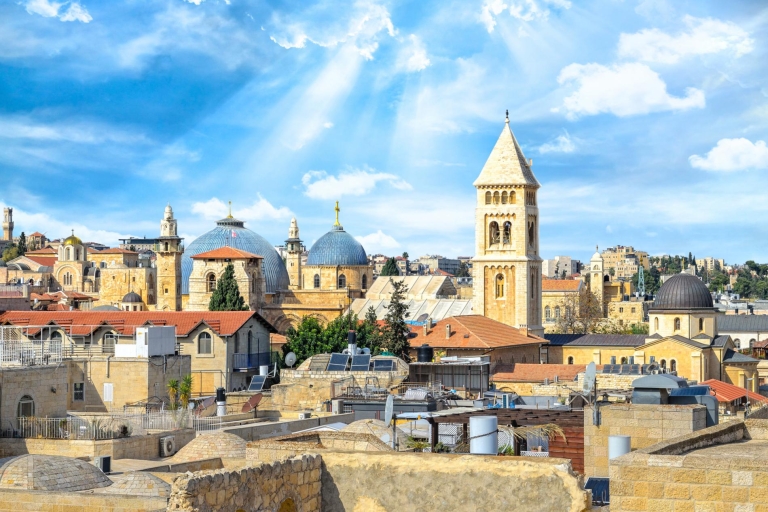 De Tel Aviv: visite biblique d'une journée à JérusalemJérusalem: visite biblique d'une journée à partir de Tel Aviv - en espagnol