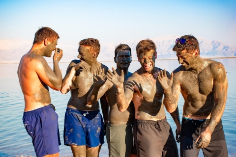 Desde Tel Aviv: tour de relajación de día completo en el Mar MuertoGira alemana
