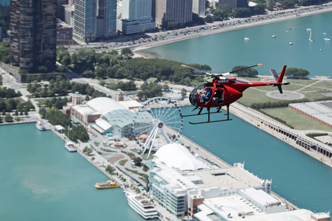 Chicago: 45-minuters privat helikopterflygning för 1-3 personerChicago: 45 minuters privat helikopterflygning för 1-3 personer