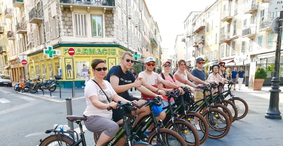Nizza 3Stunden mit dem EBike: Essentials Älteste Stadtteile & Panoramen