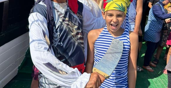 Hammamet: Pirate Boat Trip with Private Hotel Transfers