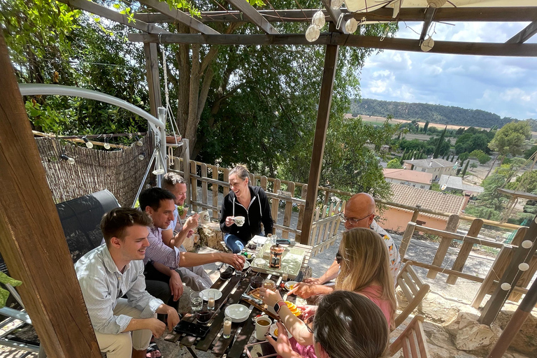 From Madrid: Cooking Class by a Castle in the Olive Groves