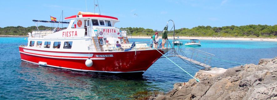 Menorca: passeio de barco de dia inteiro com almoço de paella